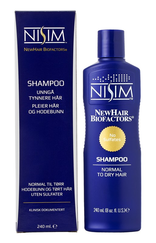 Shampoo for normal til tørr hodebunn og tørt hår - 240ml.